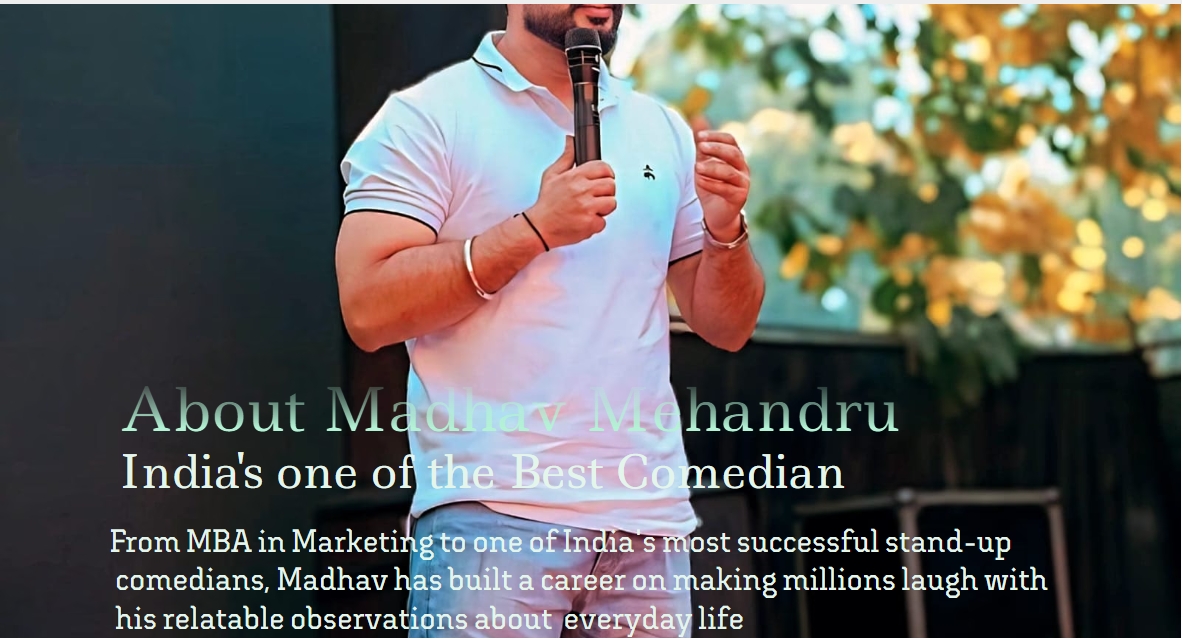 Madhav Mehandru About Section 1